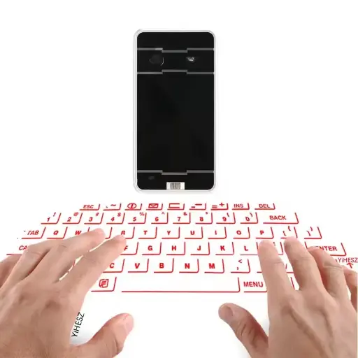 Teclado holográfico